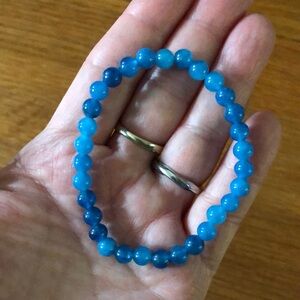 3/$25 NWT Blue Apatite Bead Bracelet